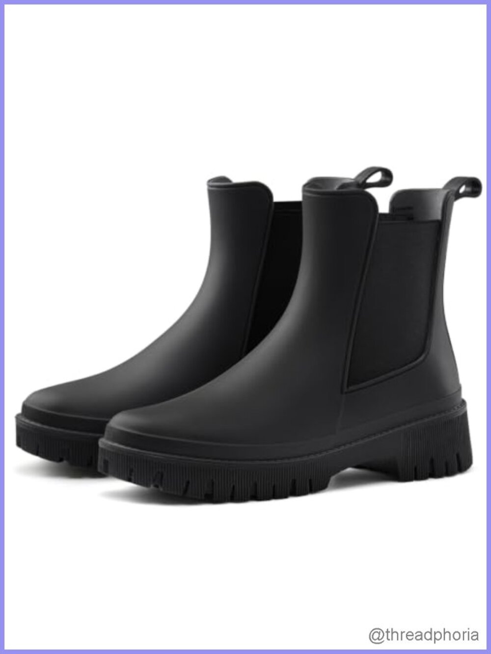 Waterproof Chelsea Rain Boots Ankle Garden Shoes Anti-Slip